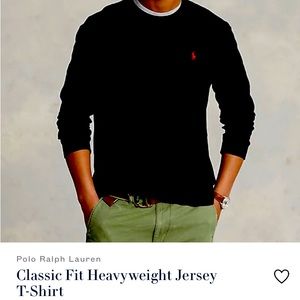 Polo Ralph Lauren Classic Heavy weight Jersey Crewneck T-Shirt / Sweater. Size M